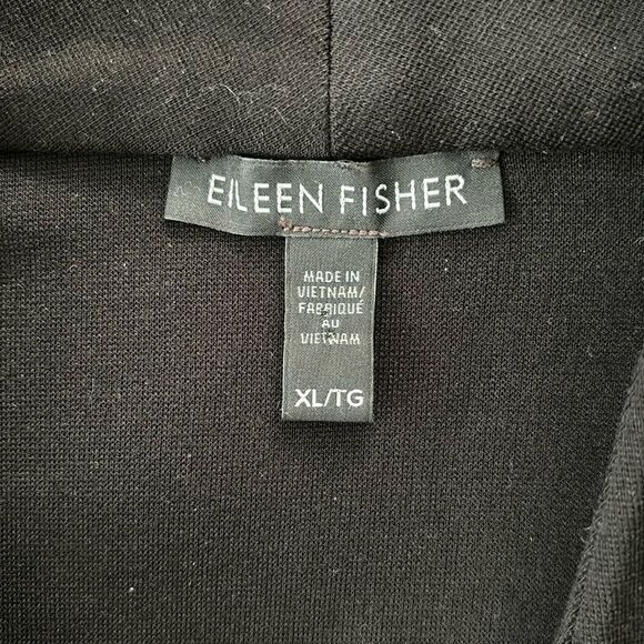 Eileen Fisher SZ XL Tencel Lyocell Blend Open Cardigan Sweater Mature Capsule - Picture 6 of 7